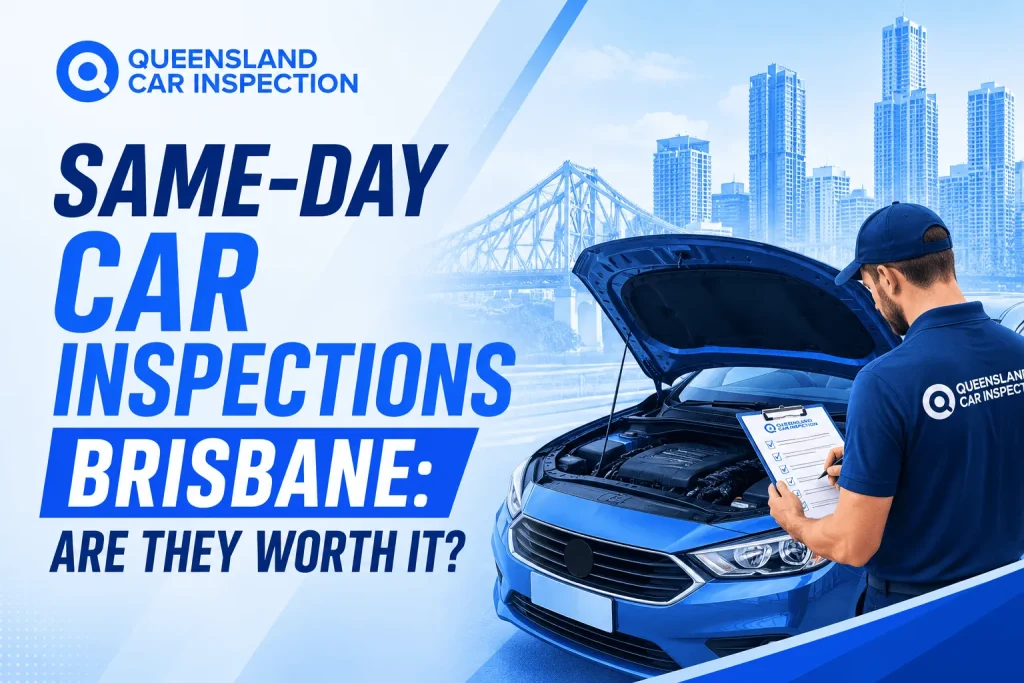 Same-Day Car Inspections Brisbane